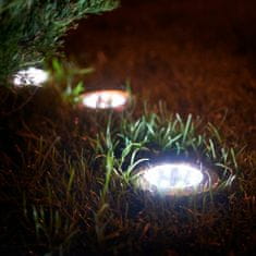 WOWO Sada 12 Solárních LED Zemních Lamp pro Zahradu