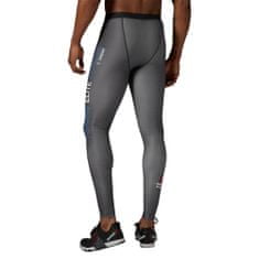 Reebok Kalhoty běžecké grafitové 164 - 169 cm/XS Rcf Comp Tight X Kevlar