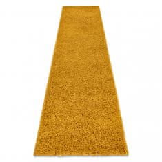 eoshop Běhoun SOFFI shaggy 5cm zlato - do kuchyně, předsíně, chodby, haly (Velikost: 60x300 cm)