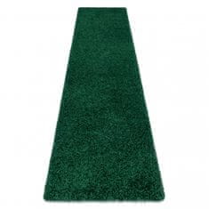 eoshop Běhoun SOFFI shaggy 5cm láhev zelená - do kuchyně, předsíně, chodby, haly (Velikost: 60x200 cm)