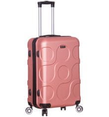 Kabinové zavazadlo METRO LLTC4/3-S ABS - růžová