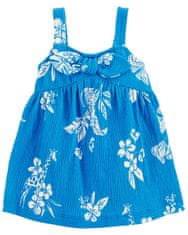 Carter's Šaty Blue Floral holka 18m