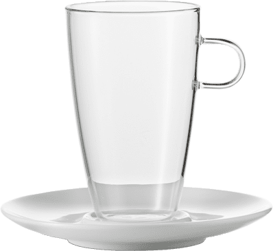 Jenaer Glas Sada šálků na Latte s podšálkem, 500ml Concept, set.2ks, JENAER GLAS