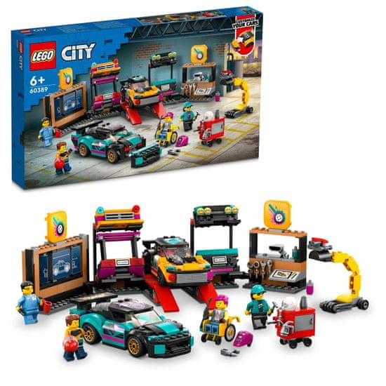 LEGO City 60389 Tuningová autodílna