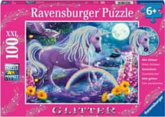 Ravensburger  Třpytivé puzzle Jednorožec XXL 100 dílků
