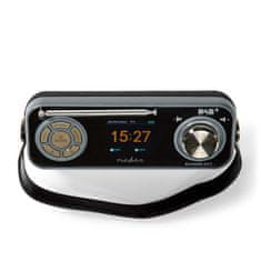 Nedis RDDB5200BK radiopřijímač DAB+ / FM, 24W, budík, Bluetooth, 40 předvoleb