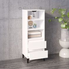 Greatstore Skříň highboard bílá s vysokým leskem 40 x 36 x 110 cm kompozit