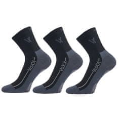 Voxx 3PACK ponožky černé (Barefootan-black) - velikost M