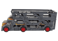 Lean-toys Velké Auto Truck Laweta Rozkládací 3- Patrová S Vy