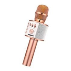 JOJOY® Bezdrátový bluetooth karaoke mikrofon s reproduktorem, rose gold - VOCALIX