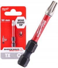 Milwaukee Impact BIT T30x50mm 1/4 '1ks Shockwave 