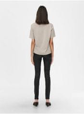 Jacqueline de Yong Černé skinny fit kalhoty s povrchovou úpravou JDY New Thunder M/32