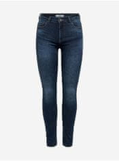 Jacqueline de Yong Tmavě modré skinny fit džíny JDY New Nikki XS/34