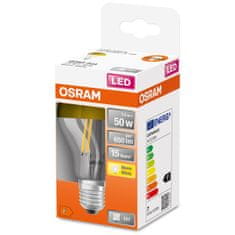 Osram LED žárovka zrcadlová A60 E27 7W = 50W 650lm 2700K Teplá bílá