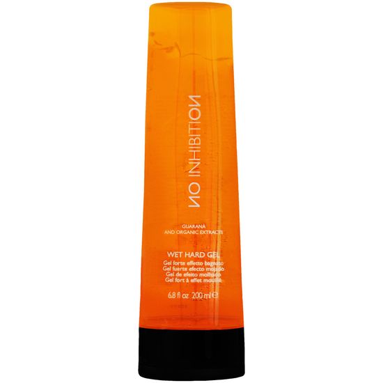 No Inhibition Wet Hard Gel - modelovací gel, který dodává efekt mokrým vlasům, 200 ml