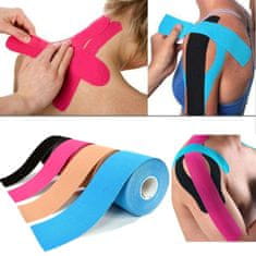 ER4 Kineziotaping kinezio náplastí páska 5m