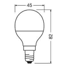 Osram 5x LED žárovka E14 P45 5W = 40W 470lm 2700K Teplá bílá