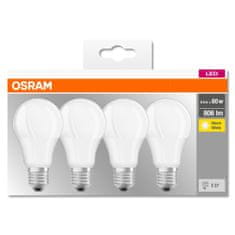 Osram 4x LED žárovka E27 A60 8,5W = 60W 806lm 2700K Teplá bílá