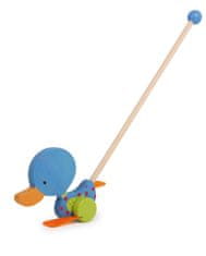 Legler small foot Tahací hračky kolébající se kačenka modrá