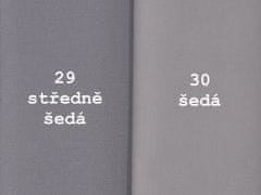 Mirtex Látka kepr ESTEX 240/29 středně šedá zbytková metráž