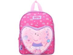 Vadobag Růžový batoh Peppa Pig Heart