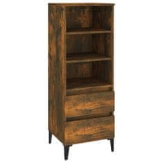 Greatstore Skříň highboard kouřový dub 40 x 36 x 110 cm kompozitní dřevo