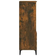 Greatstore Skříň highboard kouřový dub 40 x 36 x 110 cm kompozitní dřevo