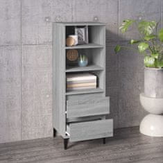 Greatstore Skříň highboard šedá sonoma 40 x 36 x 110 cm kompozitní dřevo