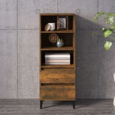 Greatstore Skříň highboard kouřový dub 40 x 36 x 110 cm kompozitní dřevo