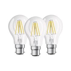 Osram 3x LED žárovka B22d A60 7W = 60W 806lm 2700K Teplá bílá