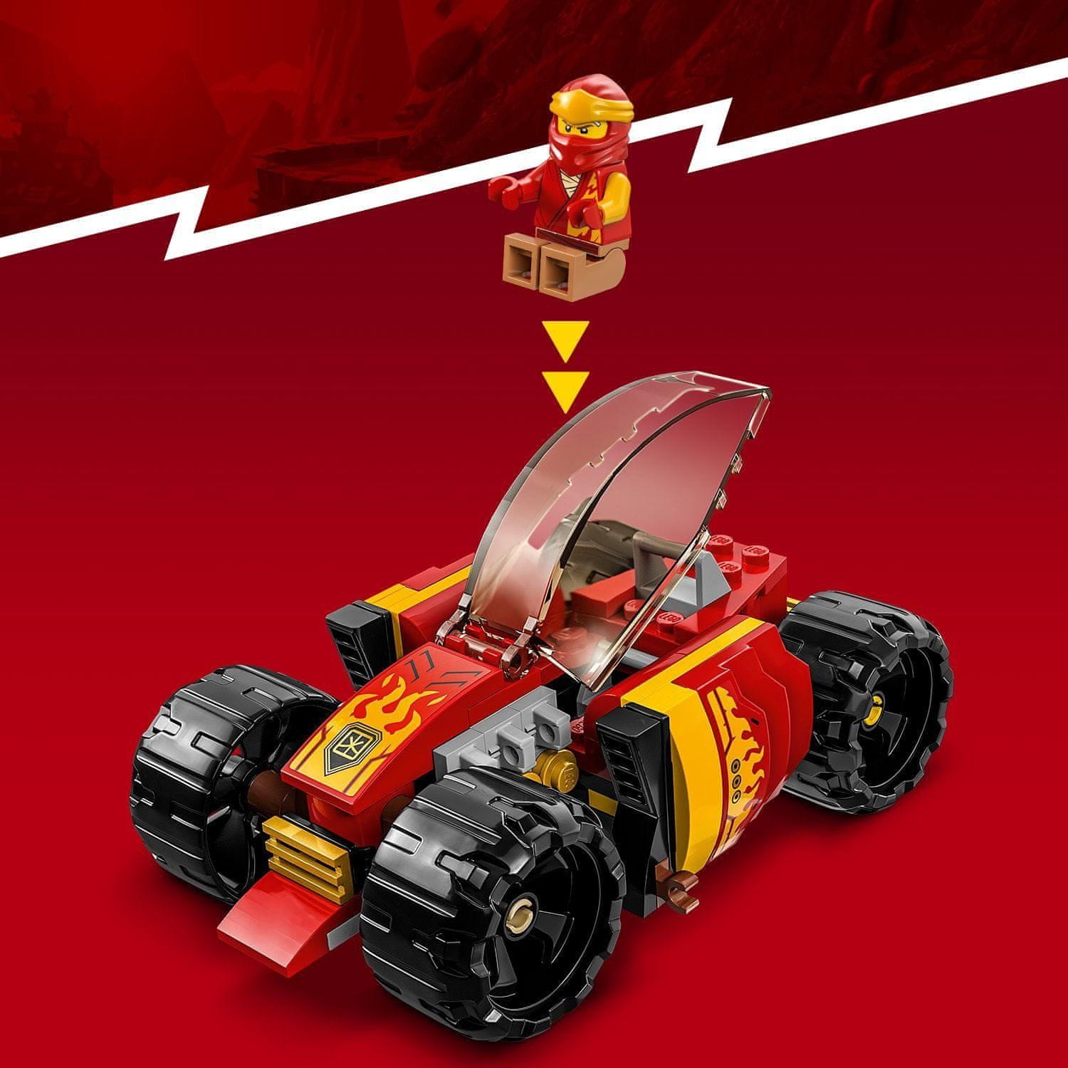 LEGO Ninjago 71780 Kaiov nindža pretekár EVO