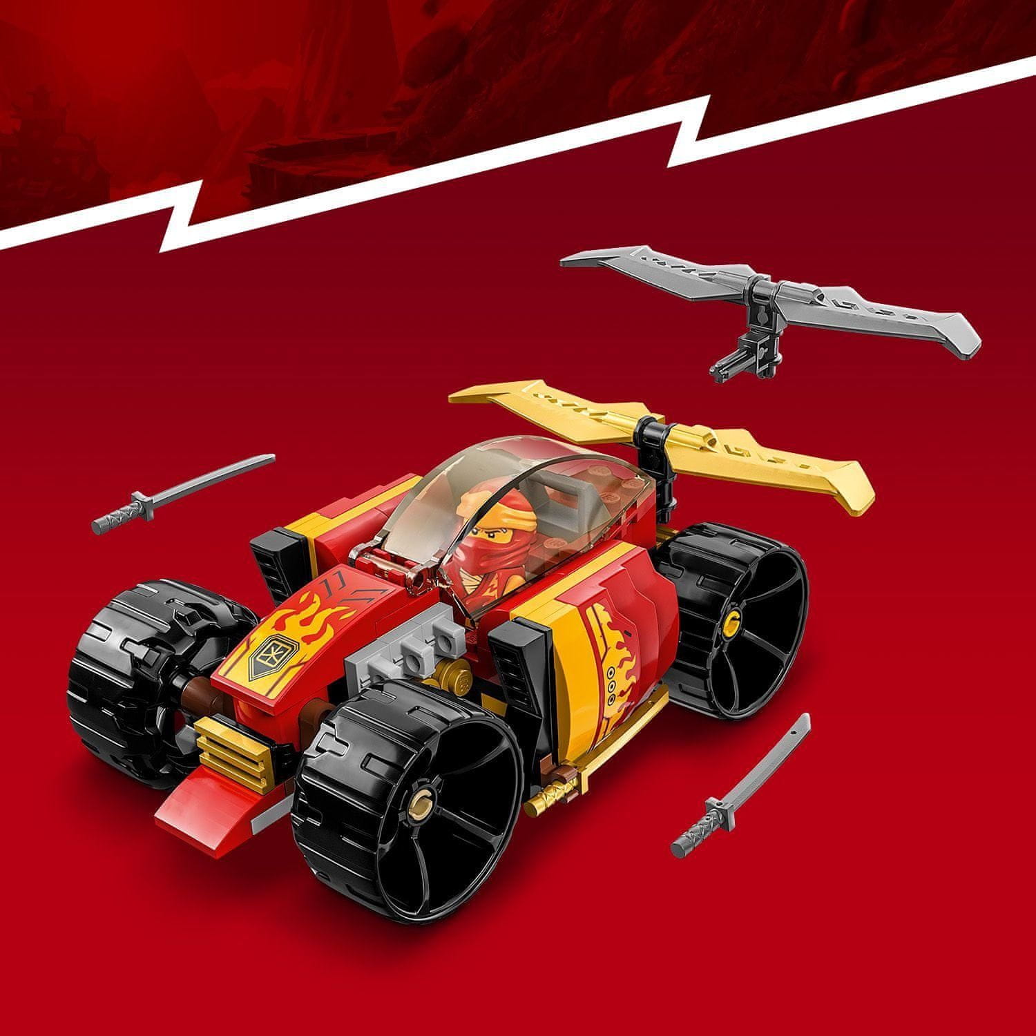 LEGO Ninjago 71780 Kaiov nindža pretekár EVO