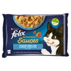Felix SENSATIONS multipack treska, sardinky v omáčce 48x85 g
