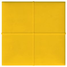 Greatstore Nástěnné panely 12 ks žluté 30 x 30 cm samet 1,08 m²