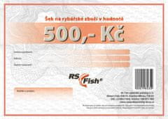 RS Fish Šek na rybářské zboží v hodnotě 500 Kč