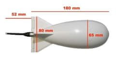 Spomb Raketa Bait Large - bílá