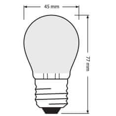 Osram LED žárovka E27 P45 4W = 40W 470lm 6500K Studená bílá 