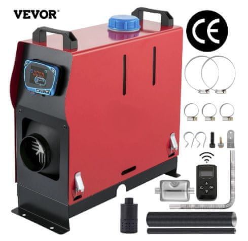 VEVOR Nezávislé topení Car Heater 12V 8KW All in One