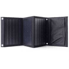 shumee Turistická solární nabíječka 22W 2xUSB, skládací, černá