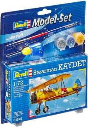 Revell  ModelSet letadlo 64676 - Stearman Kaydet (1:72)