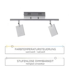 PAUL NEUHAUS PAUL NEUHAUS PURE-MIRA, LED stropní svítidlo, bílé, stmívatelné, CCT, paměť 2700-5000K