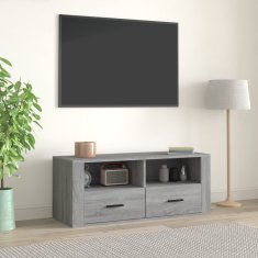 Vidaxl TV skříňka šedá sonoma 100 x 35 x 40 cm kompozitní dřevo