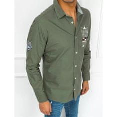 Dstreet Pánská košile RAYNELL zelená dx2275 L