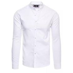 Dstreet Pánská košile elegantní RAYNARD bílá dx2324 L