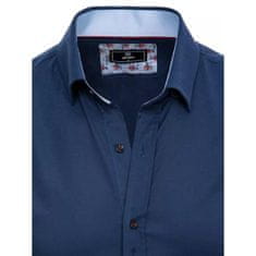 Dstreet Pánská košile elegantní RAYNARD tmavě modrá dx2327 M