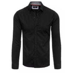 Dstreet Pánská košile elegantní AUSTIN černá dx2328 XL
