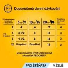 Pedigree kapsička pro štěňata masový výběr s rýží v želé 48x100 g