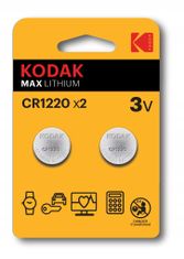 Kodak Baterie Max Lithium CR1220 2 ks.