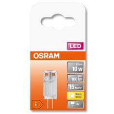 Osram LED žárovka G4 KAPSLE 0,9W = 10W 100lm 2700K Teplá bílá