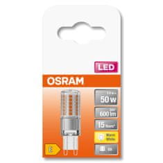 Osram LED žárovka G9 KAPSLE 4,8W = 50W 600lm 2700K Teplá bílá